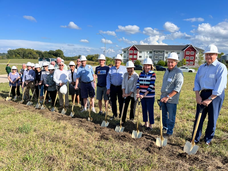 Ground is broken for homes on Brio campus