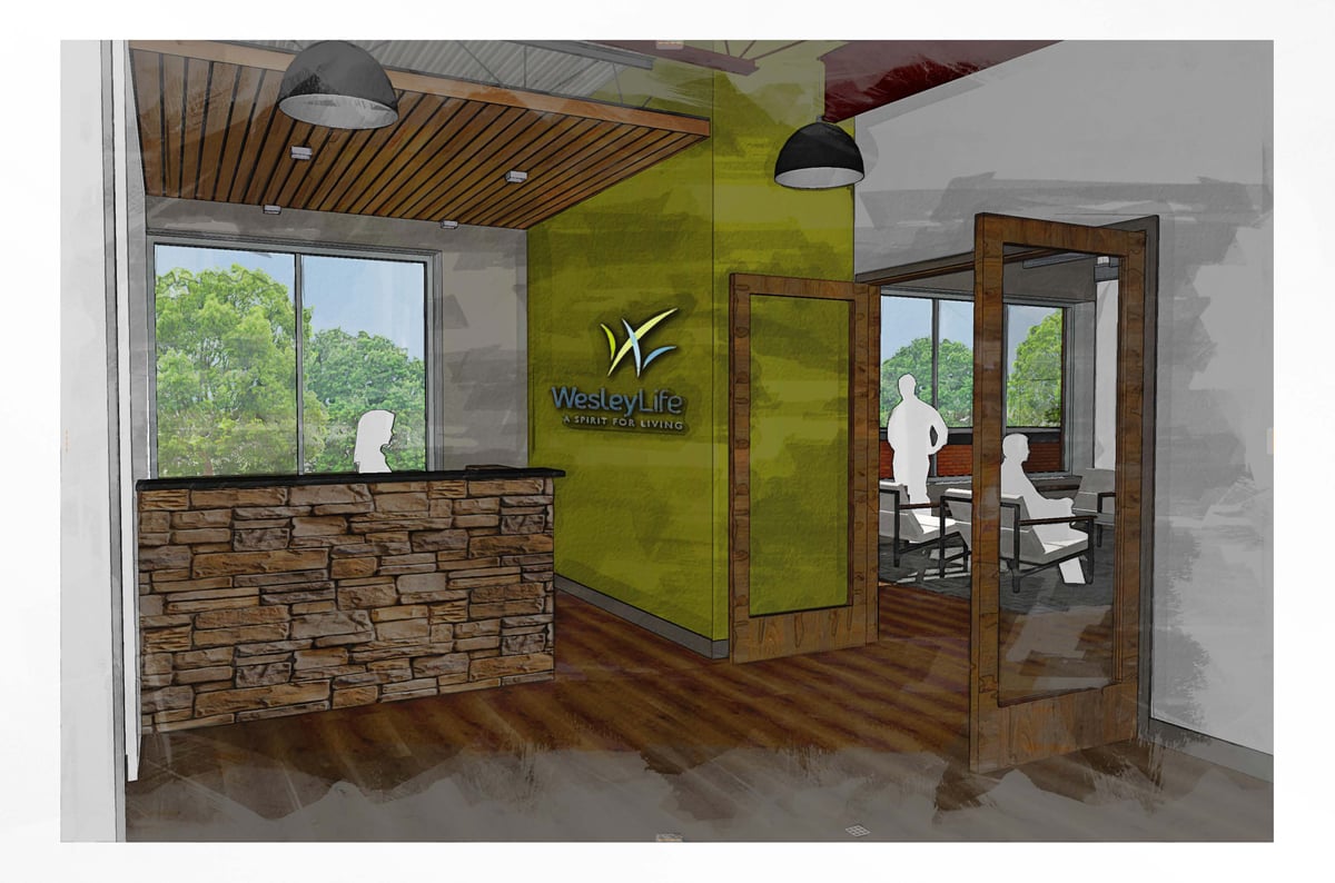 Office Entrance Rendering